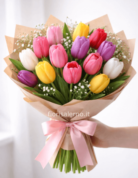 Bouquet di 11 tulipani
