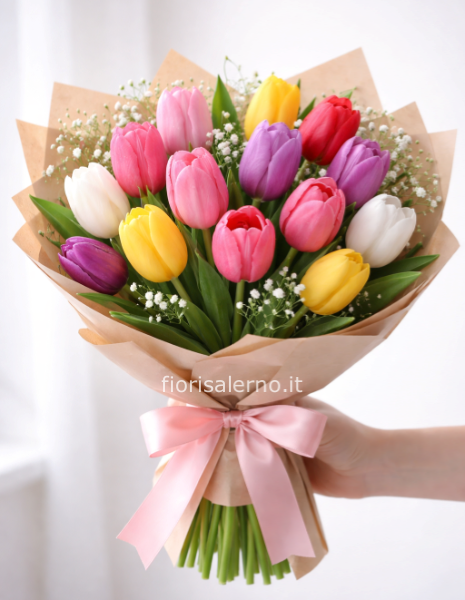 Bouquet di 11 tulipani